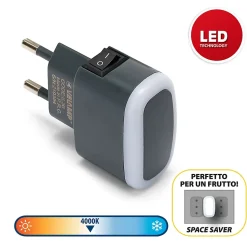 FROOT: veilleuse LED avec interrupteur ON/OFF. Anthracite