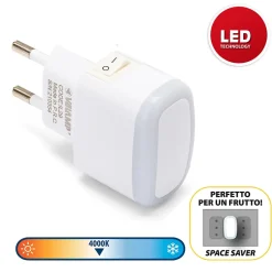 FROOT: veilleuse LED avec interrupteur ON/OFF. Blanc