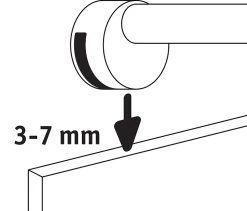 Galeria Éclairage de miroir Simplo GU10 2700K 345lm 230V 5,3W Acier brossé