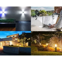 Garden Lights - Cylindre Led - 24 X 2 W - 12 V - Gu5 3 - Blanc Chaud (130 Lm)