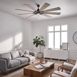 Gentry XL - 85in / 216cm Fan - Zinc patiné