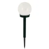 GLOBE: lampe de jardin solaire LED diamètre10cm. En plastique