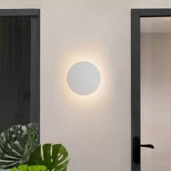 Grand éclairage mural blanc moderne LED 30 cm IP54 - Lunar