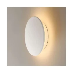 Grand éclairage mural blanc moderne LED 30 cm IP54 - Lunar