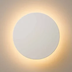 Grand éclairage mural blanc moderne LED 30 cm IP54 - Lunar
