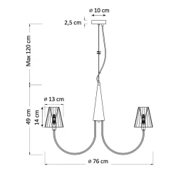 Grand lustre baroque doré 8 bras verre transparent - Cerenova