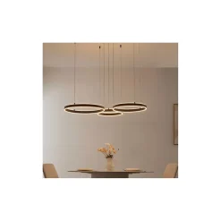 Grand lustre LED dimmable cercles lumineux - Blisko