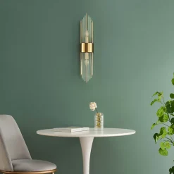 Grande applique art déco pampilles en cristal - Dania