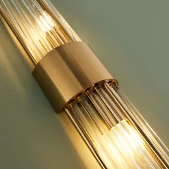 Grande applique art déco pampilles en cristal - Dania