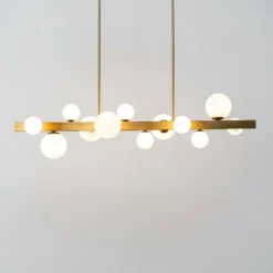 Grande suspension à 12 sphères blanches - Oromia