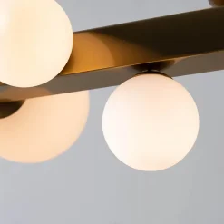 Grande suspension à 12 sphères blanches - Oromia