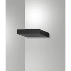 Guia - Applique LED Fabas Luce Aluminium - LED intégrée IP20 Noir - 17 cm