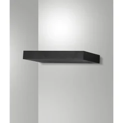 Guia - Applique LED Fabas Luce Aluminium - LED intégrée IP20 Noir - 17 cm