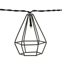 Guirlande 10 boules solaire L335cm noir - Atmosphera