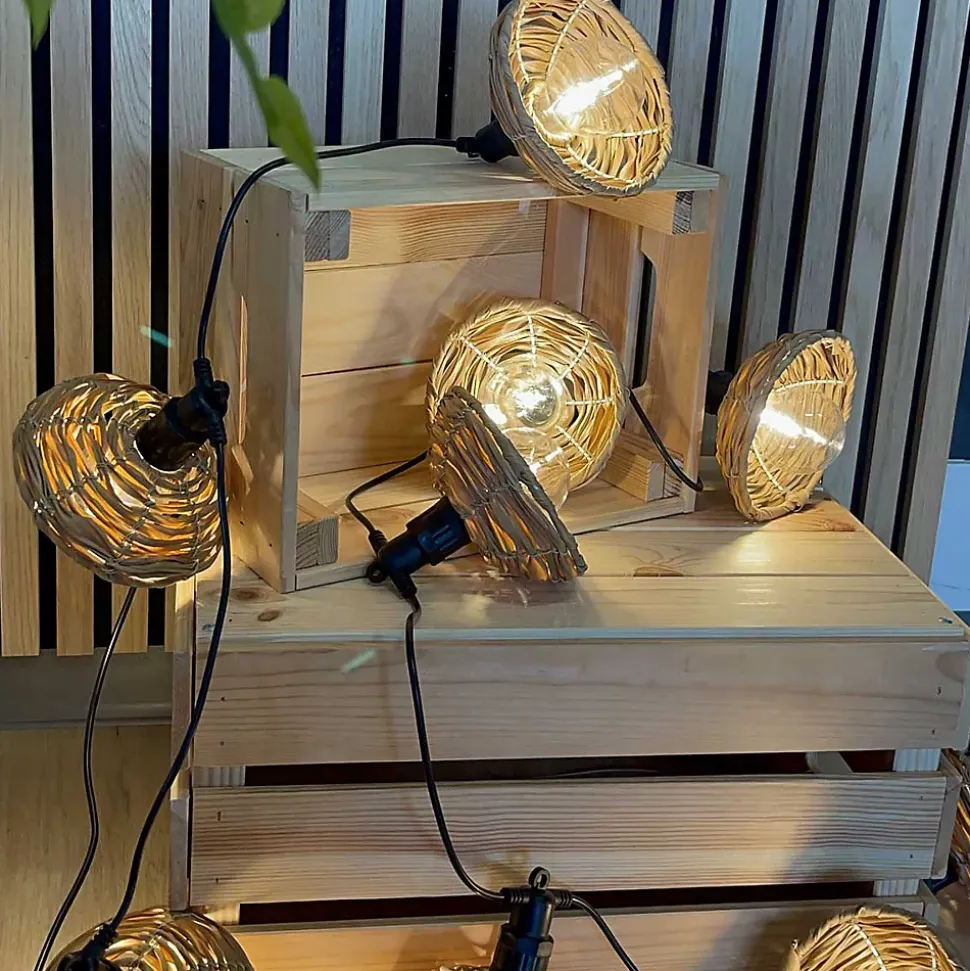 Guirlande abat-jour COTTAGE 10 globes 5.70M