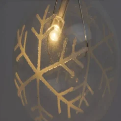 Guirlande boules flocons lumineuse