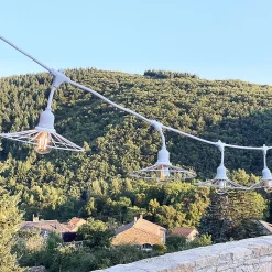 Guirlande connectable CHIC CAGE Blanc 10 ampoules E27 6M