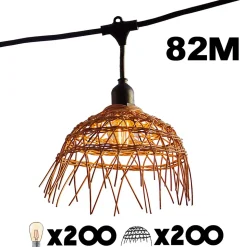 Guirlande connectable HAWAII 200 ampoules E27 82M