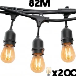 Guirlande connectable MAFY 200 ampoules E27 82M