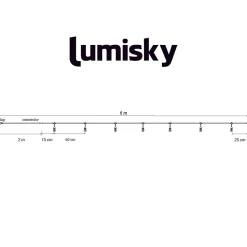 Guirlande connectable MOLLY 7 ampoules E27 6M
