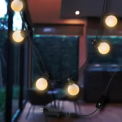 Guirlande connectable PARTY MILKY 10 globes 5.7M