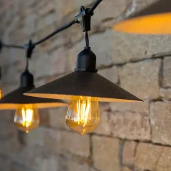 Guirlande connectable VINTY 10 ampoules E27 6M