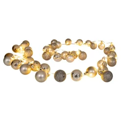 Guirlande de Noël LED d'extérieur l : 240cm or