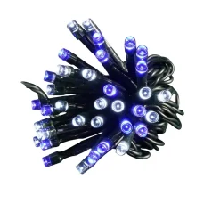 Guirlande electrique 120 Led blanc bleues 6m