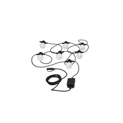 Guirlande extérieur Plug&Shine IP44 3000K 7x10lm 24V