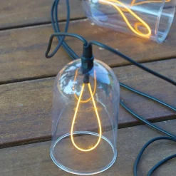 Guirlande filament GLOW LIGHT 8 cloches 15M
