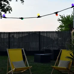 Guirlande Guinguette E27 - prolongeable - Ampoules interchangeables - Chromex