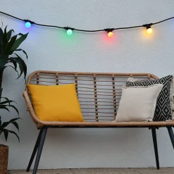 Guirlande Guinguette E27 - prolongeable - Ampoules interchangeables - Chromex