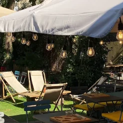 Guirlande Guinguette Java E27 - prolongeable - sans ampoule - Chromex