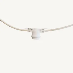 Guirlande Guinguette E27 - prolongeable - sans ampoule - Chromex