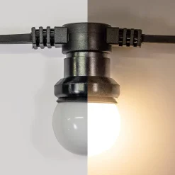 Guirlande Guinguette IP65 10m 10 bulbes Blancs