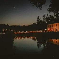 Guirlande Guinguette IP65 50M 100 Bulbes Blancs