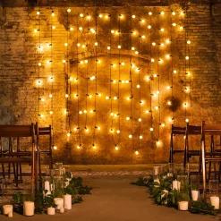 Guirlande Guinguette IP65 5M 10 Bulbes Blancs