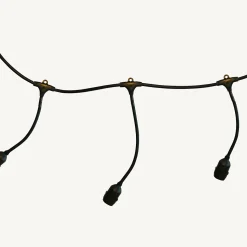 Guirlande guinguette Javanaise E27 - prolongeable - sans ampoule - Chromex