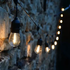 Guirlande Guinguette Jazz - solaire - L12,6m - 300 lumens - Chromex