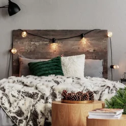 Guirlande Guinguette LED 8M 10pcs 3W IP65 - Câble Noir - Blanc Froid 6000K - 8000K - SILAMP