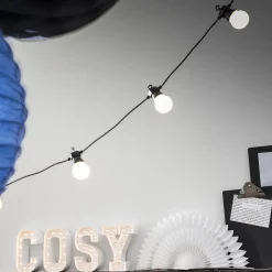 Guirlande Guinguette 6M Blanche Avec Prise