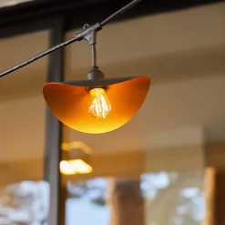 Guirlande Hat light Lumisky IP44 1000lm E27 noir 6m