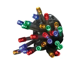 Guirlande électrique 80 Led multicouleur 3m fil vert