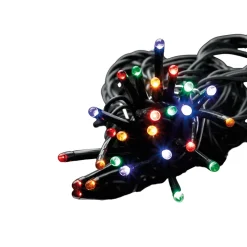 Guirlande électrique exterieur 180 Led multicouleur 20m fil noir