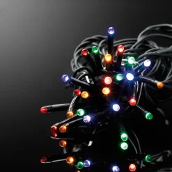 Guirlande électrique exterieur 180 Led multicouleur 20m fil noir