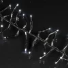 Guirlande électrique exterieur large 200 Led 2 m blanc