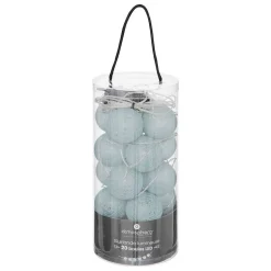 Guirlande LED - 20 boules - vert céladon - L435 cm - Atmosphera