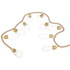 Guirlande LED 10 ampoules - métal L165 cm - Atmosphera