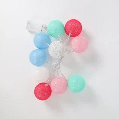 Guirlande LED 10 boules multicouleurs 6W Seynave