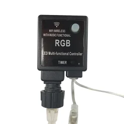 Guirlande LED Connectée Rideau Multicolore 220V 3M IP44 180 LED (+transfo) - SILAMP